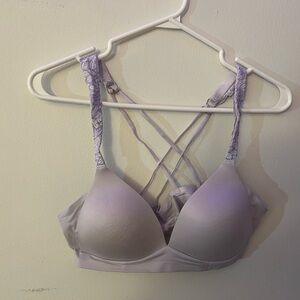 Aerie Lavender Sunni Wireless Bra